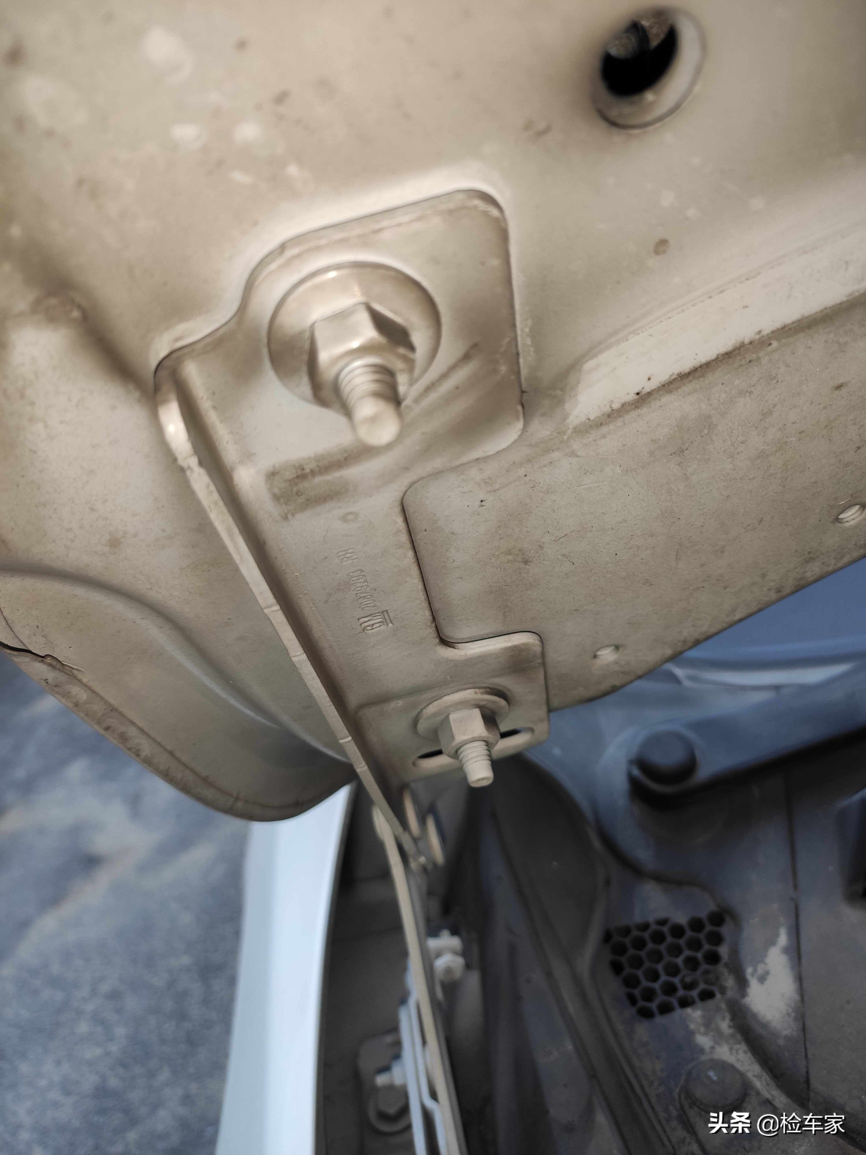 东北客户异地委托检测别克英朗，车尾焊接不敢买，客户：怕冻掉了