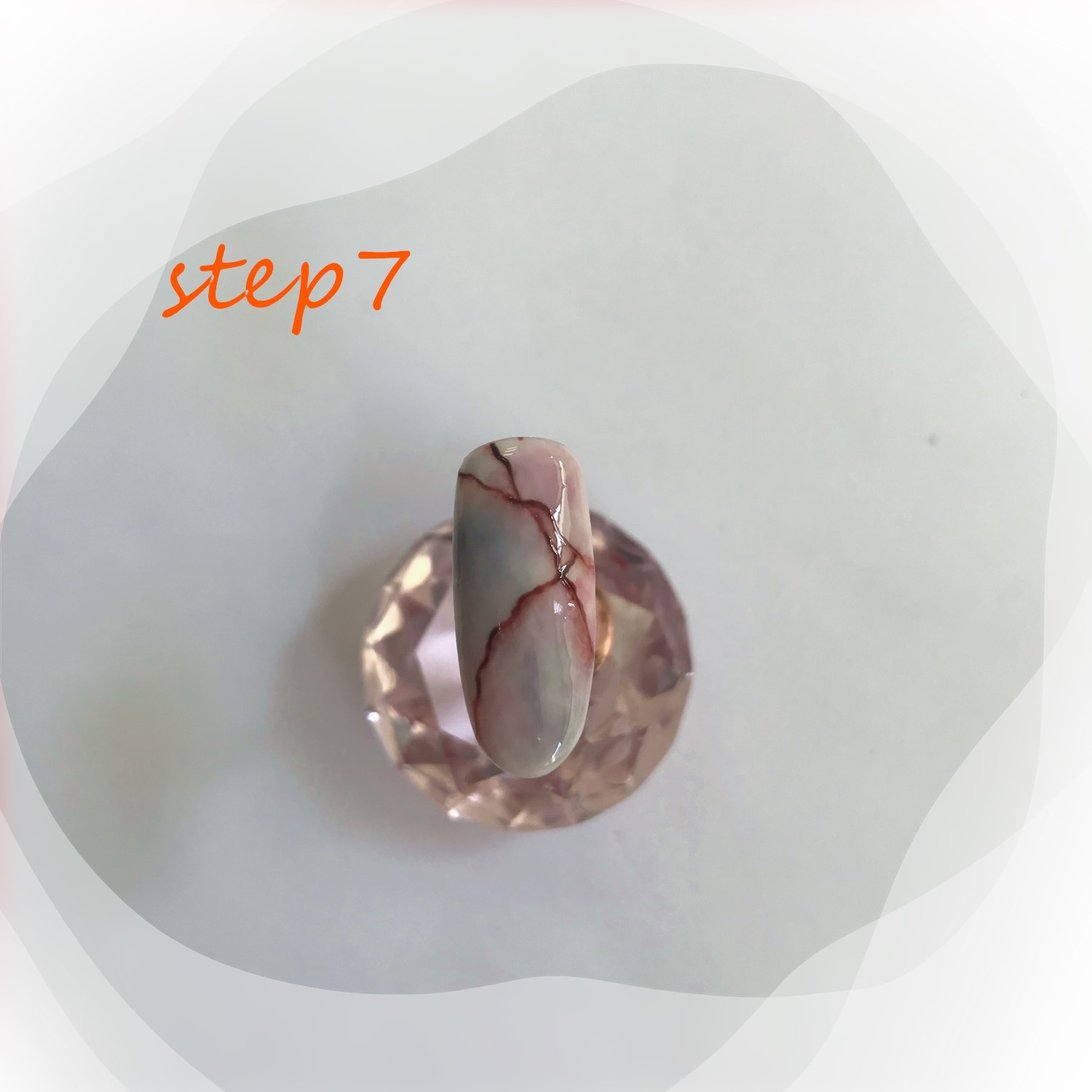 包边拼色美甲做法,美甲包边教程完整版