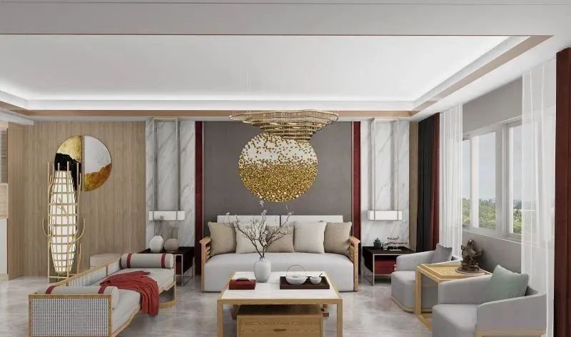 套内100平客餐厅装修效果,20人以上高端餐厅包间装修