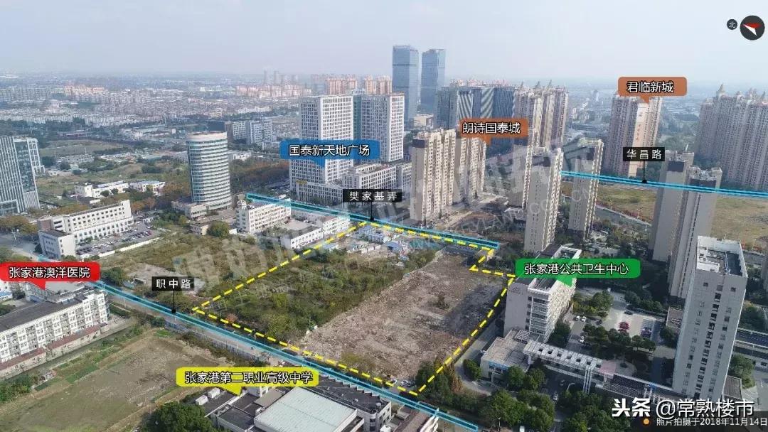 「点评」配套完善，名校环绕，谁能摘取张家港市中心稀缺地块？