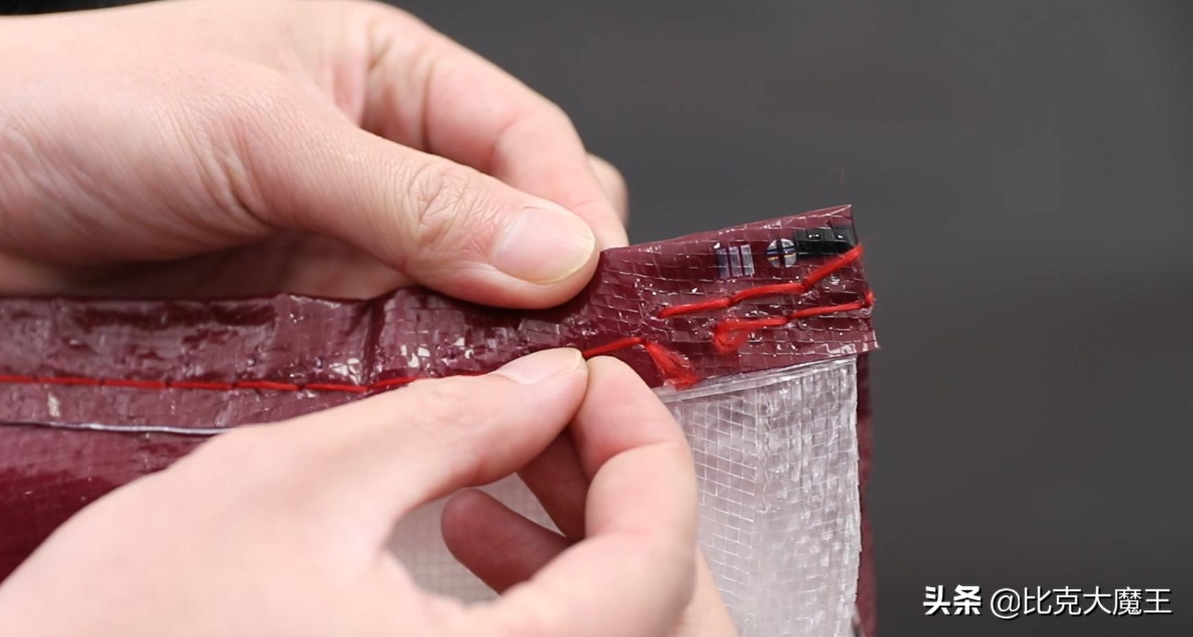 如何快速拆开米袋包装线,拆米袋线技巧妙招姐