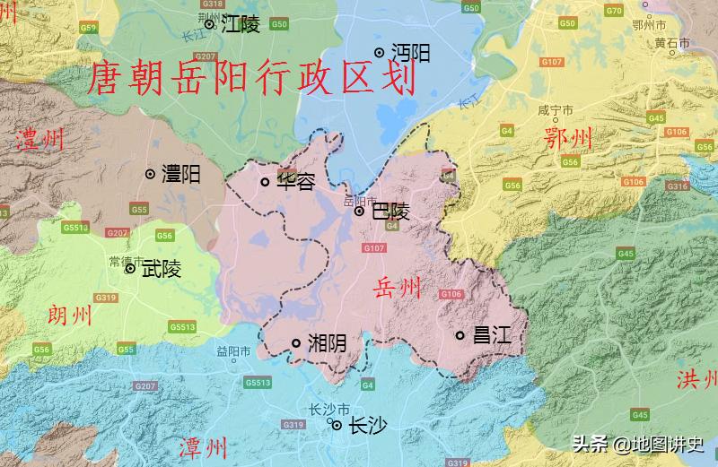 岳阳和巴陵有什么渊源,岳阳行政区划历史演变图