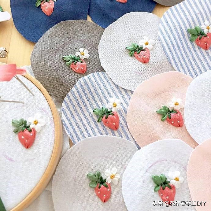 丝带绣基本针法,丝带绣绣法大全教程