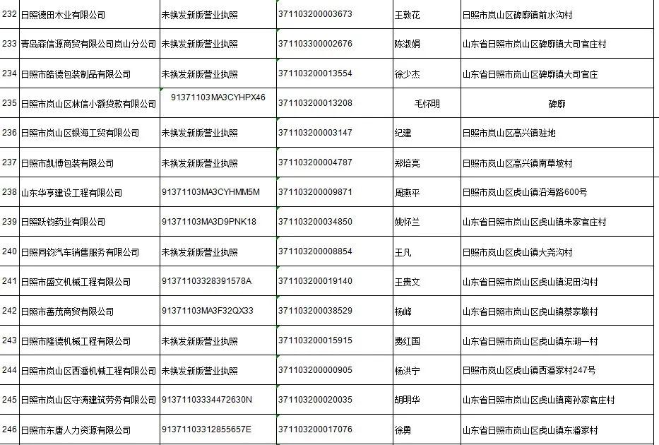 日照岚山市场监督管理,市场监管责令停产停业处罚决定