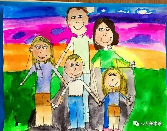 儿童不同时期的绘画作品,孩子们一幅幅栩栩如生的绘画作品