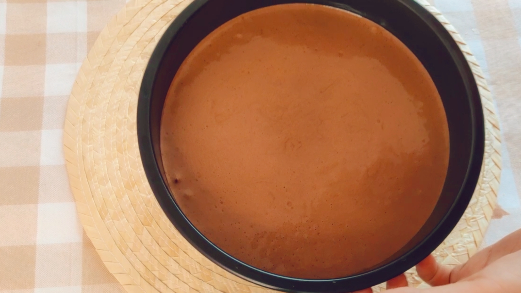 超柔软巧克力戚风蛋糕教程,巧克力戚风蛋糕做法8寸详细教程