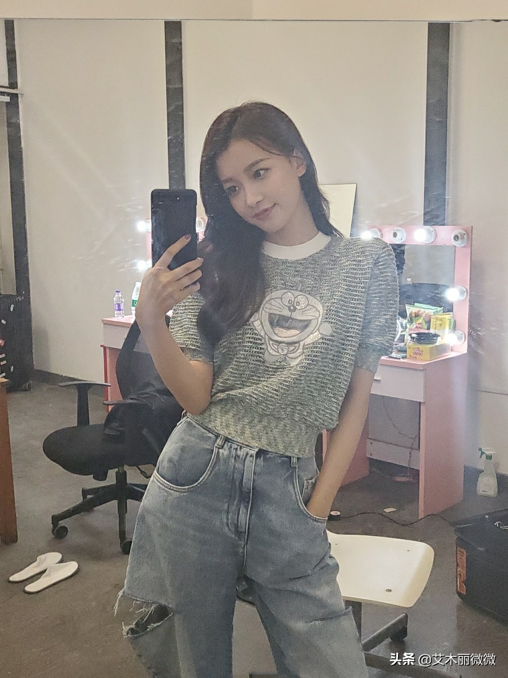 孙怡黑天鹅抹胸长裙,孙怡露背长裙