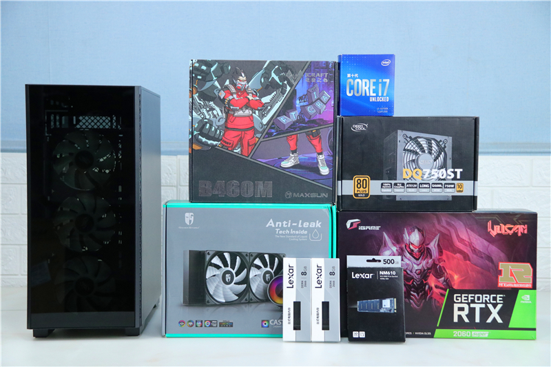 九州风神冰堡垒青春版水冷,九州风神玄冰55机箱配风扇