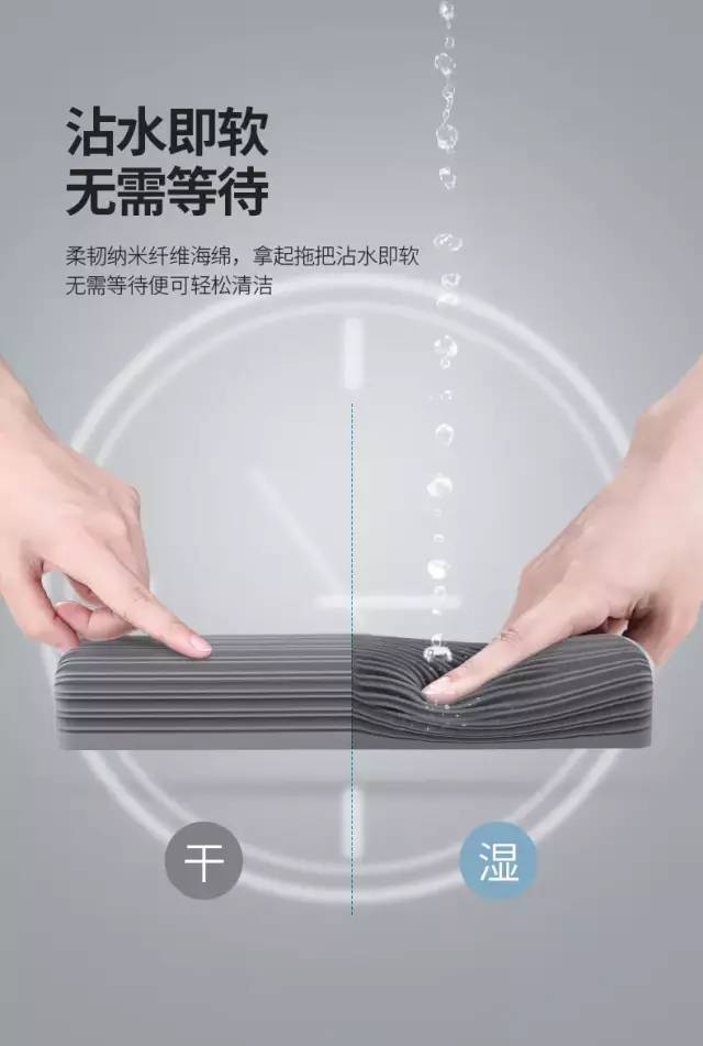 超薄床底打扫专用拖把,不占空间可拆卸拖把