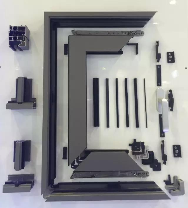 铝合金门窗型材如何分辨t5还是t6,85型铝合金门窗型材参数示意图