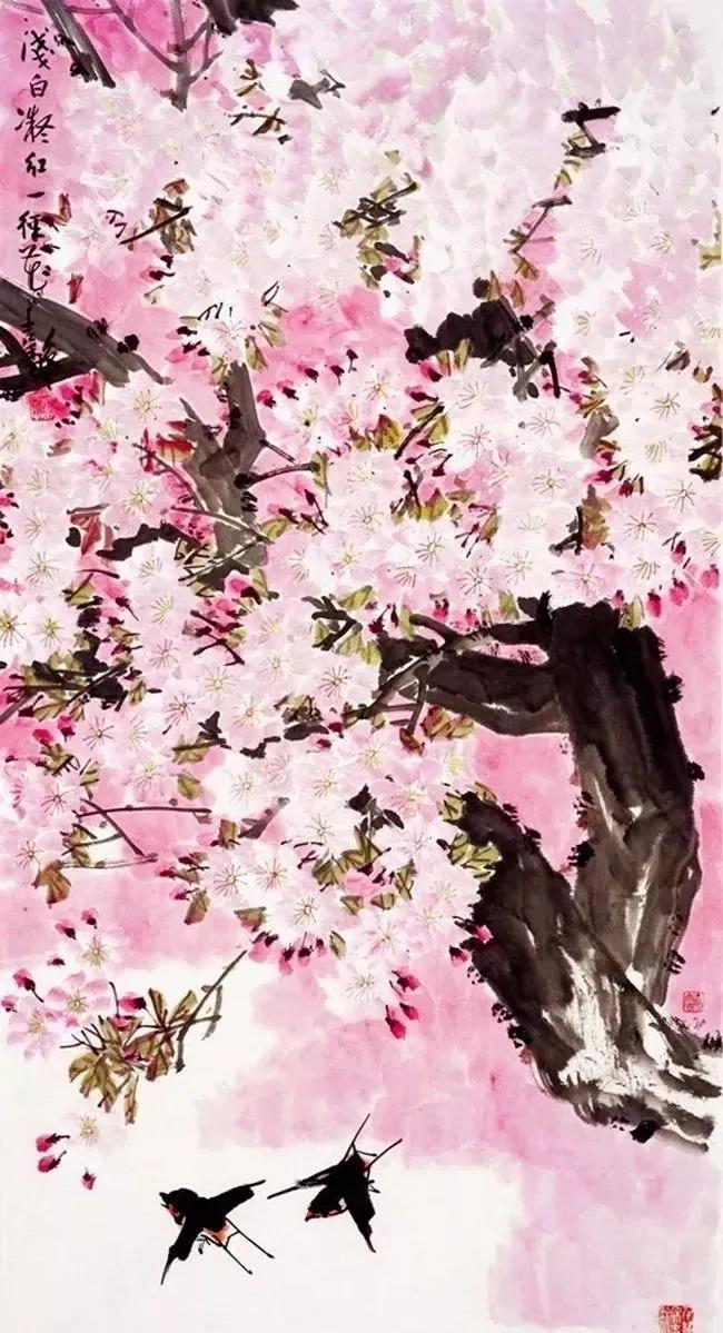 春天到了，一起欣赏十大名家画笔下的“春”