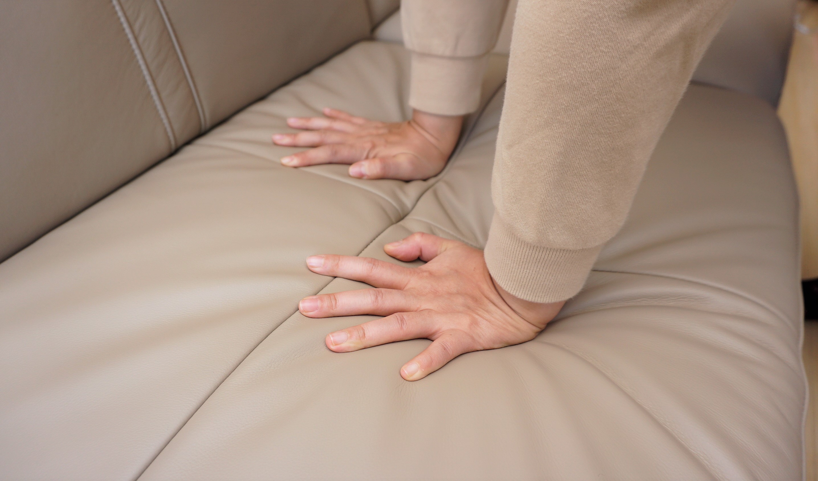 三米全友真皮沙发,全友一字型布艺沙发