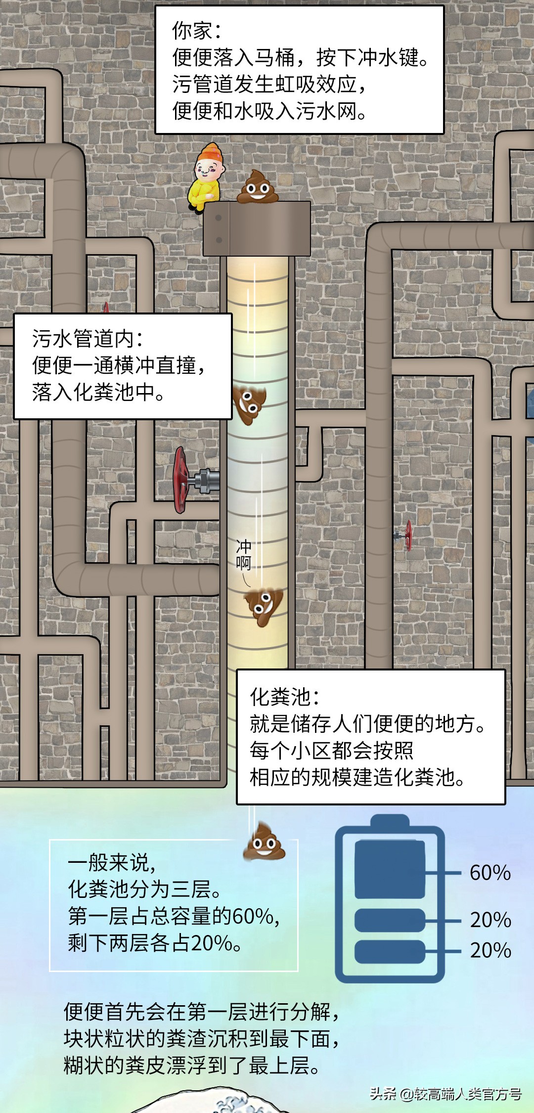 人类拉的屎最后去了哪里,人类拉的屎去哪了