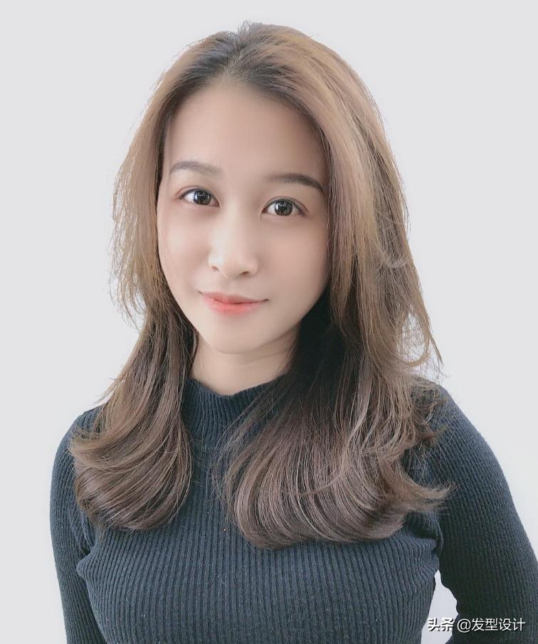 发型女2020流行发型中长发,中长发披发发型理发店