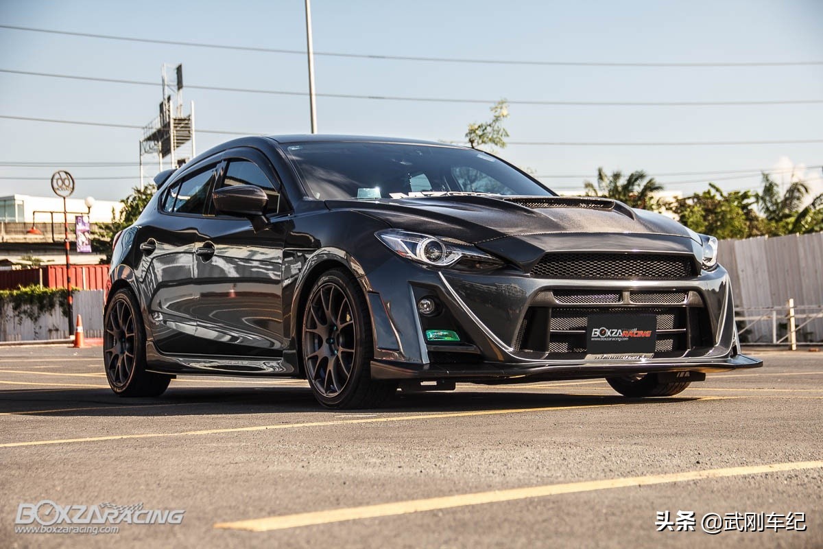 昂克赛拉战斗灰改装最帅效果,马自达3昂克赛拉改装中控显示屏