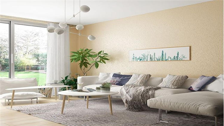 新型墙面涂料壁纸效果,液体壁纸和乳胶漆哪个更好