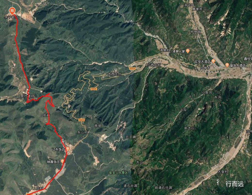 骑行夫子岭-京娘湖,穿越峻极关又进景区了,到河北是一路的美景