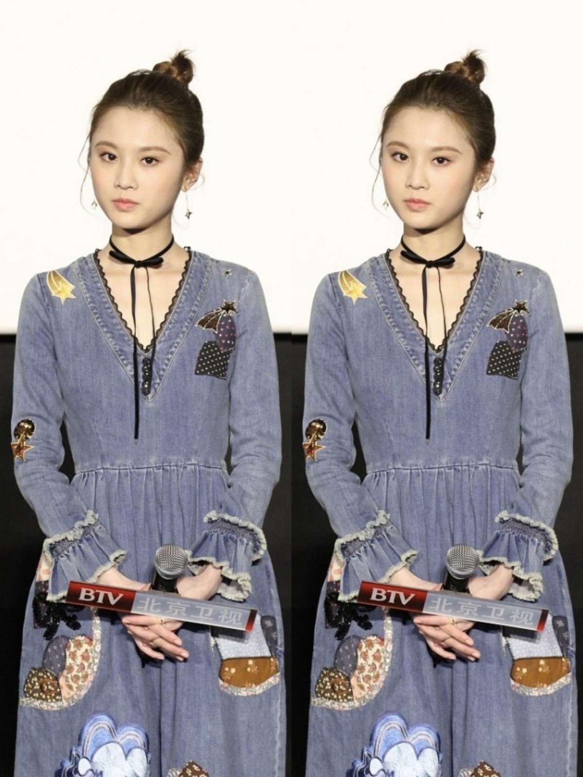 《你好,火焰蓝》女主好可爱,娃娃脸看着真嫩,同框佟丽娅也不输