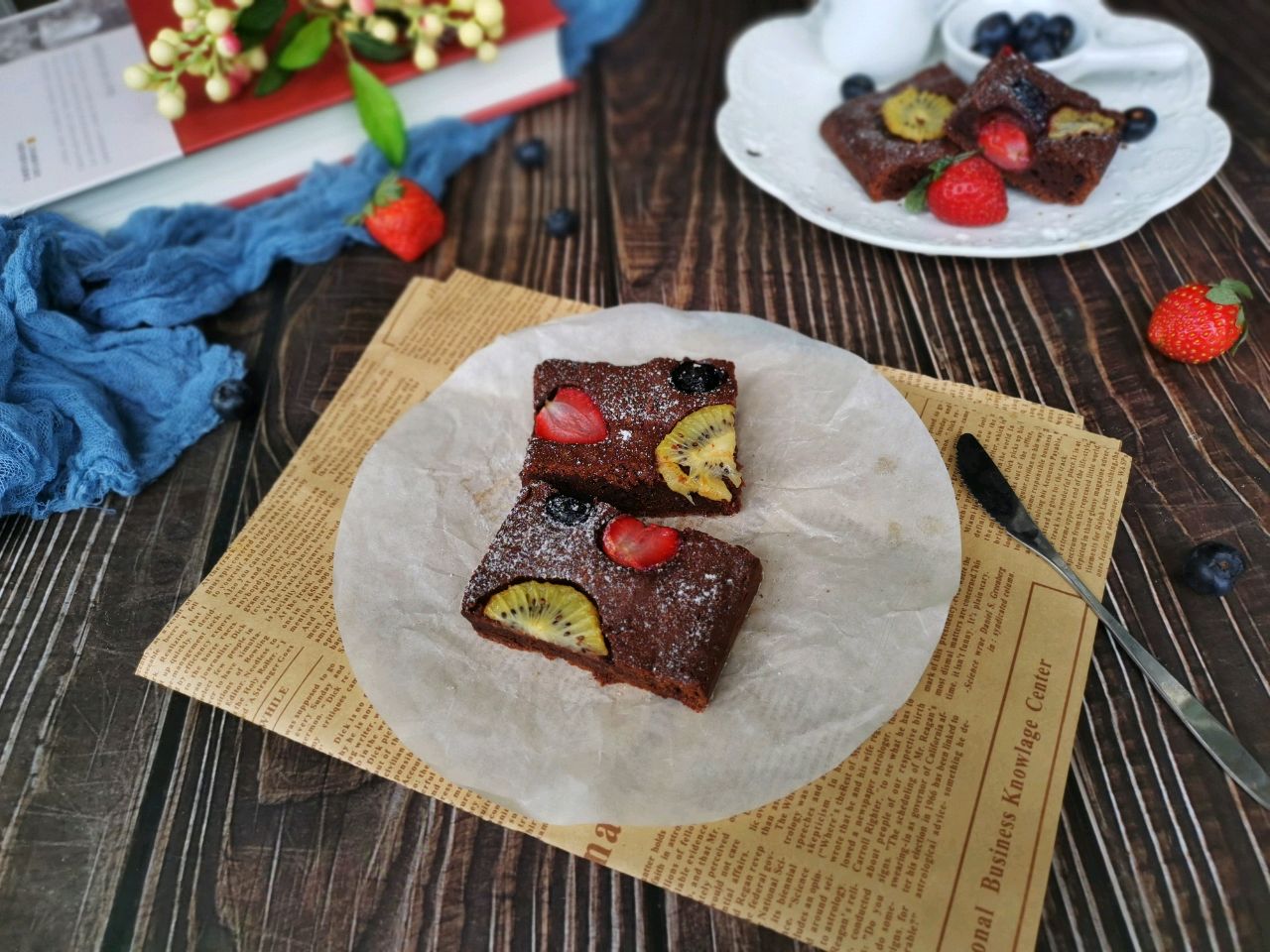 蛋糕水果巧克力简单做法,巧克力水果蛋糕的家常做法