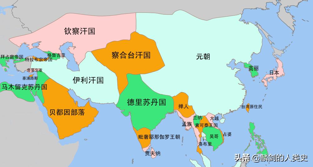 元朝蒙古十六帝,蒙古君王简谱