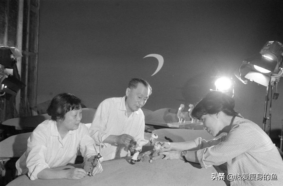 国风皮影戏人物绘画,国风木偶