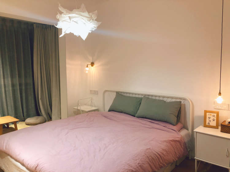 70平两室小户型,原木色的日式小清新,让家更温馨