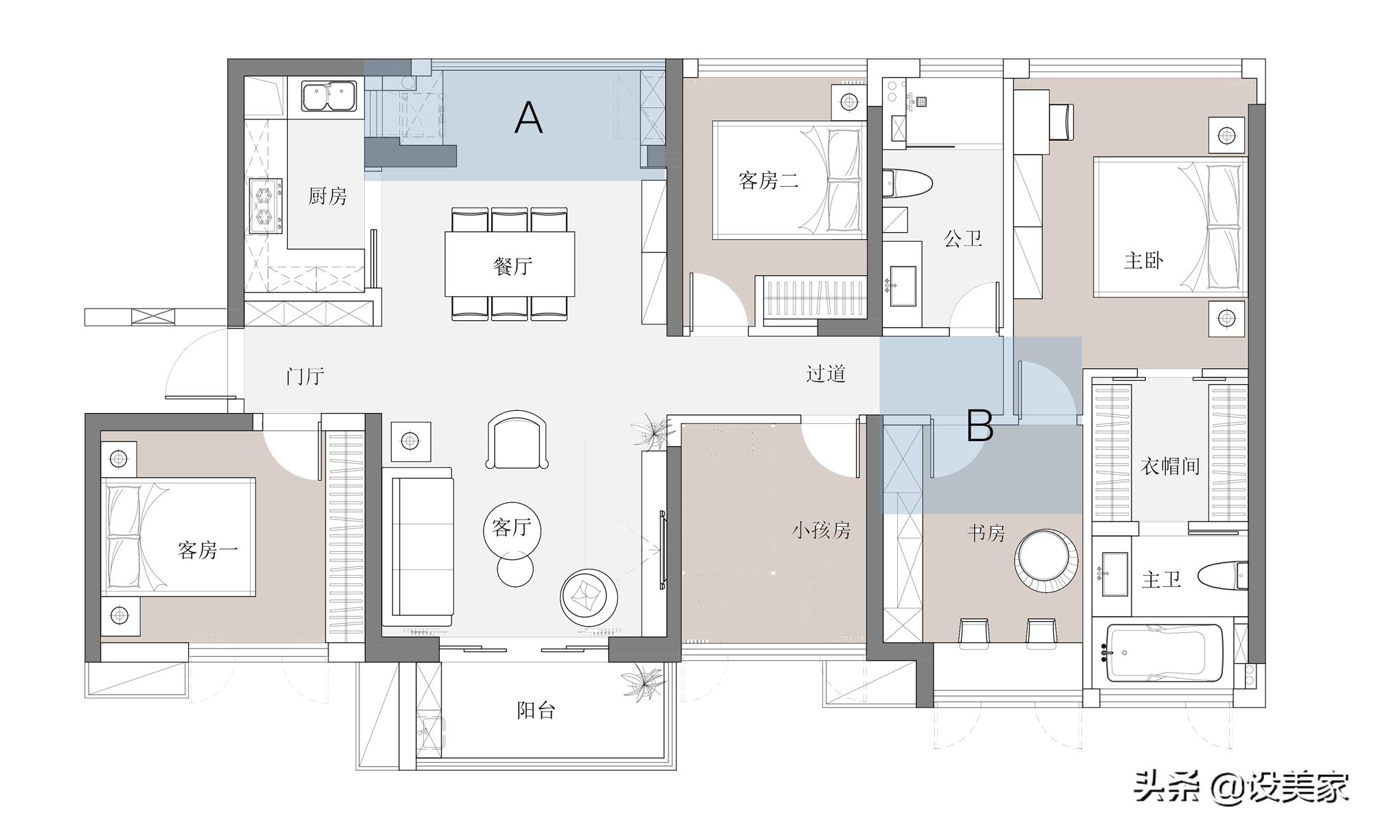 入户门对厨房和餐厅怎么化解最好,厨房窗户采光差怎么办