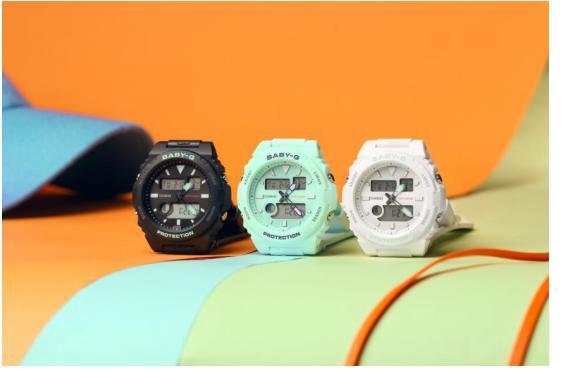 baby g 卡西欧太阳能手表 (卡西欧baby-g透明表肉粉色)