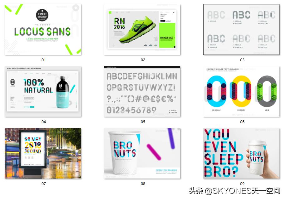 具有艺术感的英文字体推荐,独特的英文字体设计