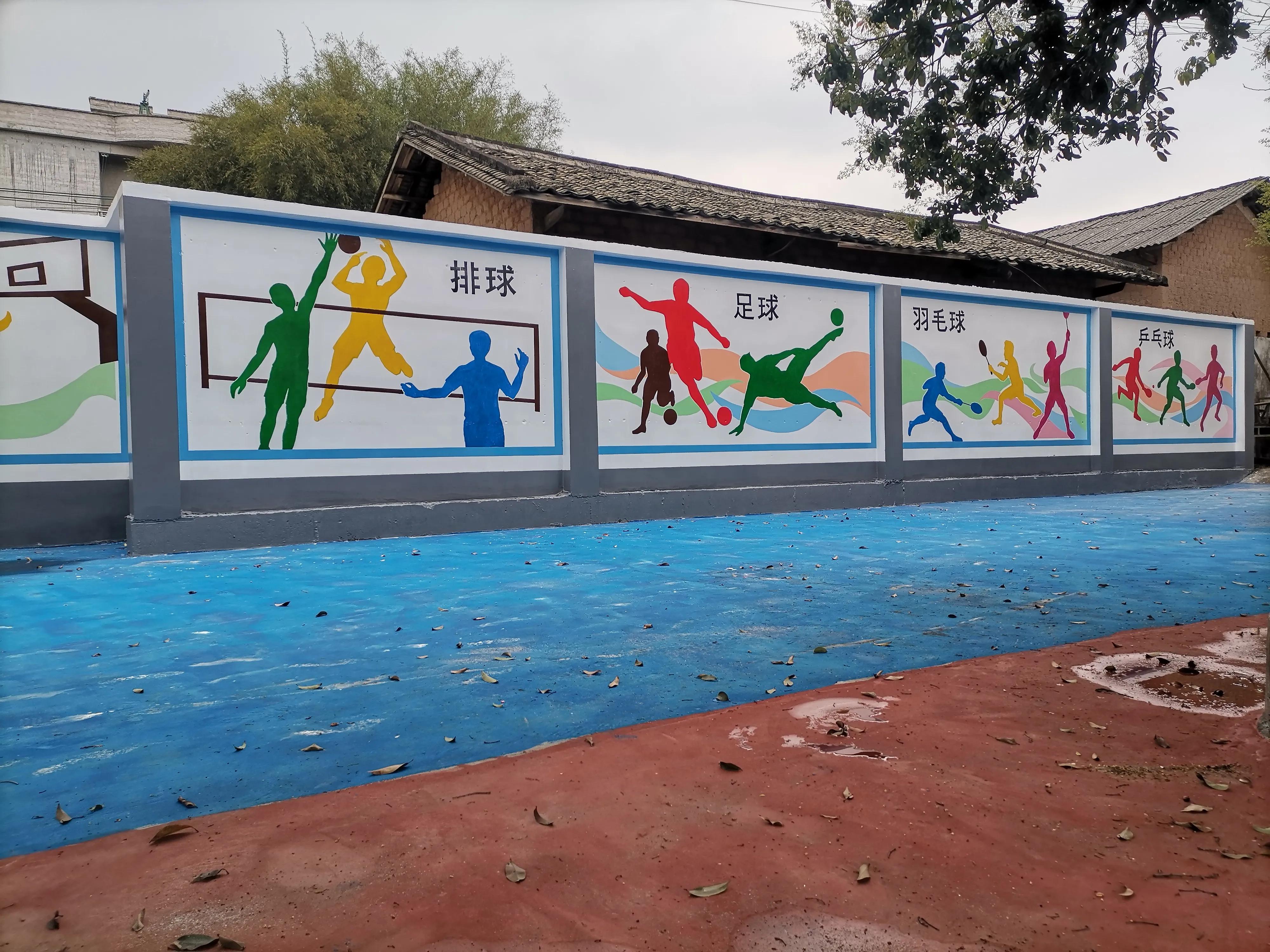 励志学习文化墙绘画,艺术工作室手绘墙