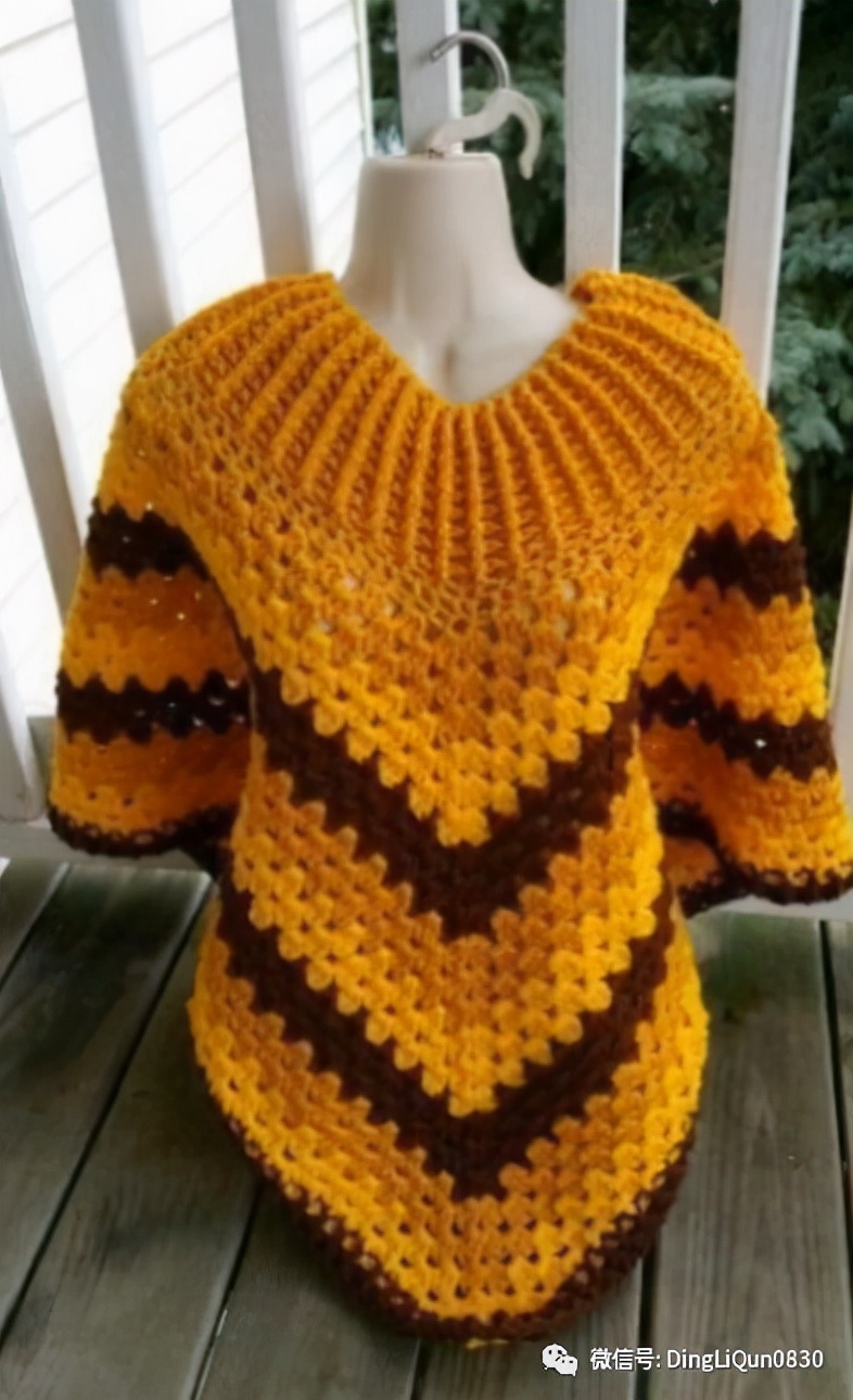 高档蕾丝钩花斗篷披肩防晒衣,针织披肩花样图片大全