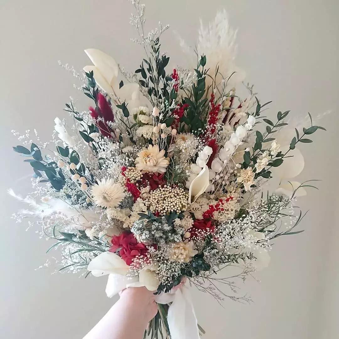 客厅干花布置,客厅干花摆放设计