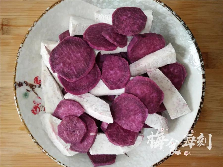 平底锅做紫薯仙豆糕的做法,香芋紫薯仙豆糕烤箱