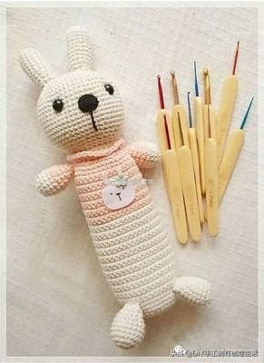 钩漂亮钩针收纳袋,钩笔袋编织教程