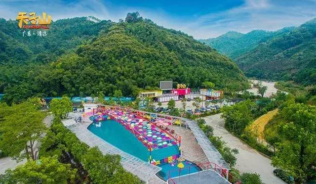 水上乐园天然泳池,水上乐园游泳玩水