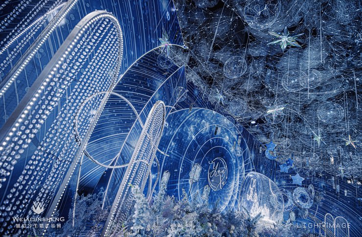 DODOWED真实婚礼案例推荐系列之唯爱今生婚礼策划蓝色星空案例