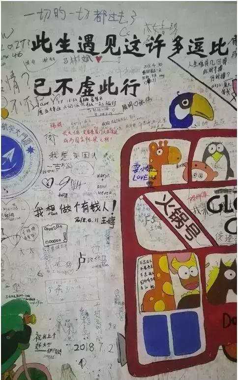 厦大的涂鸦,厦大涂鸦长廊