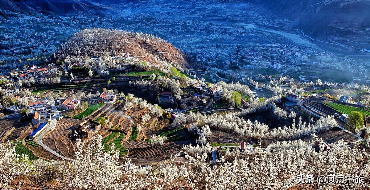 成都出发林芝旅游攻略图,金川梨花节自驾游五日线路图