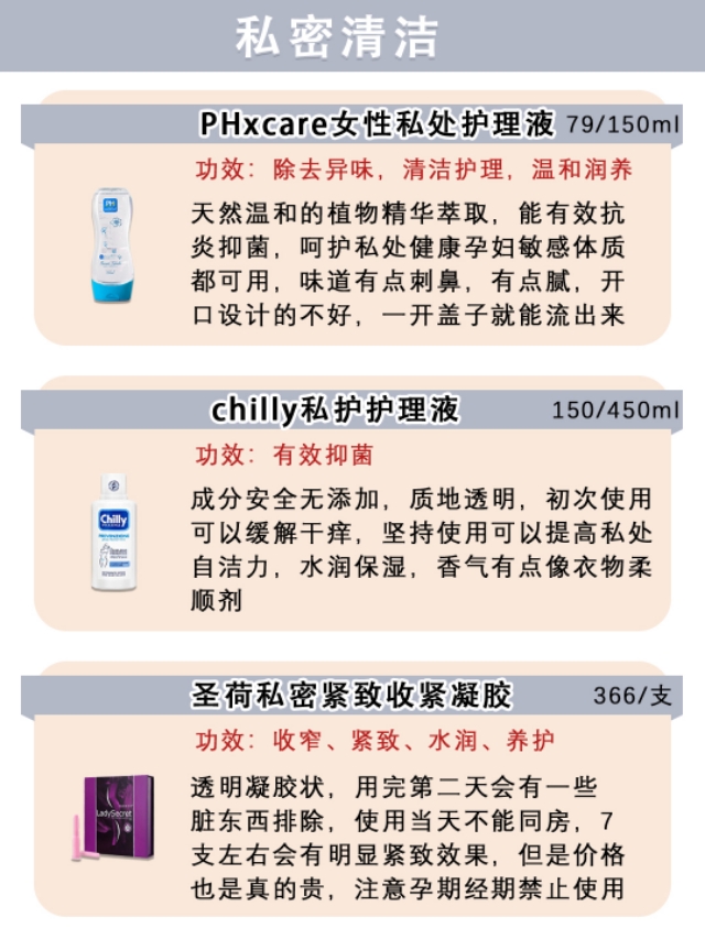 女性私密护理用品怎么选❓女生看这里??