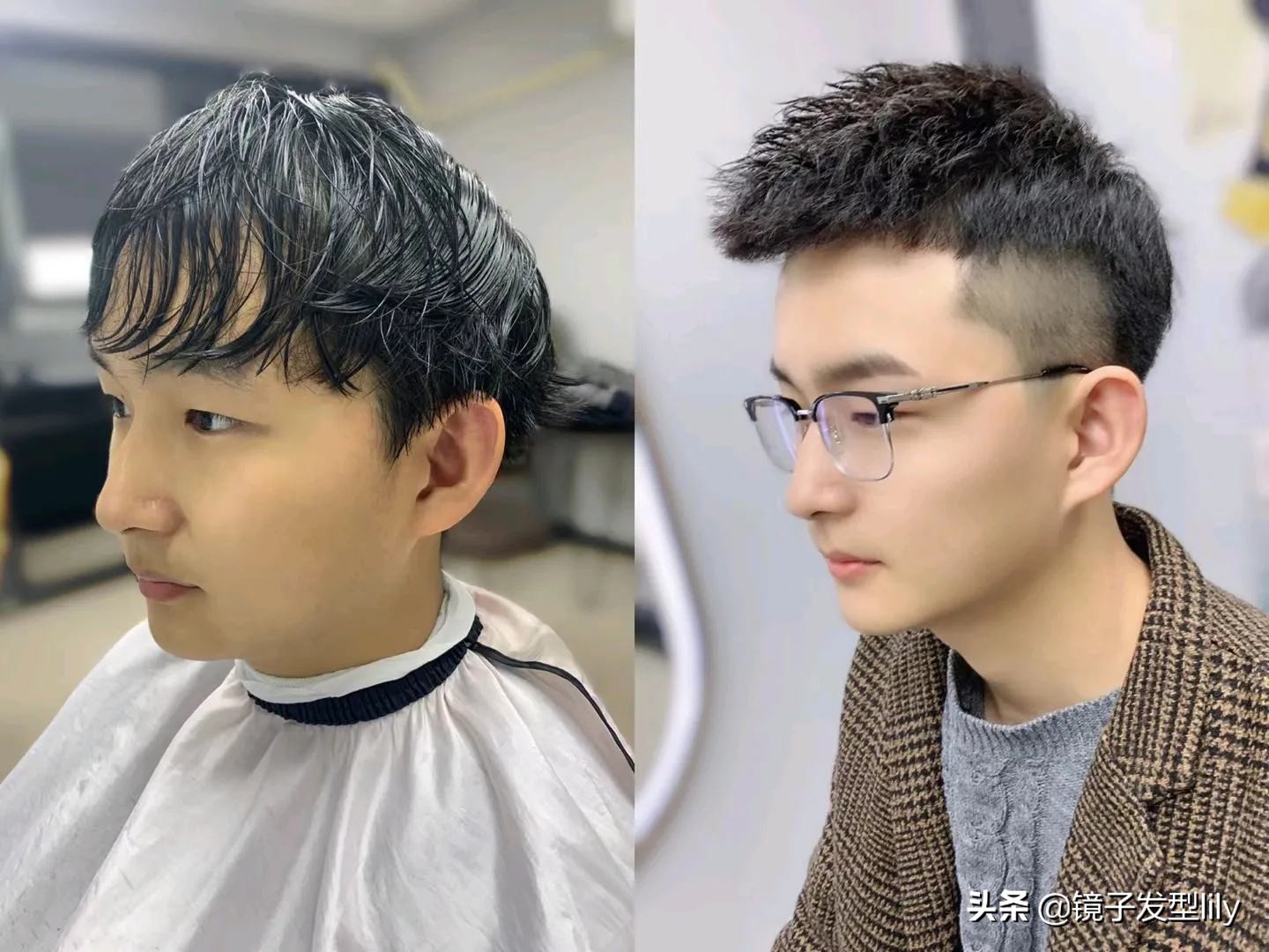 今年最流行的男发造型,单剪适合任何脸型的男发