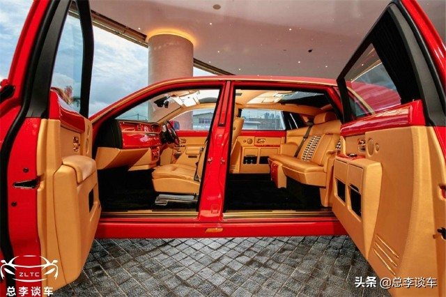 洪永时定制的金幻影，车漆10层，徽章镶336颗钻，司机开车有压力