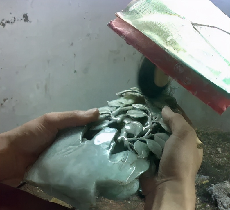 玉石抛光的方法与技巧,玉石土办法抛光