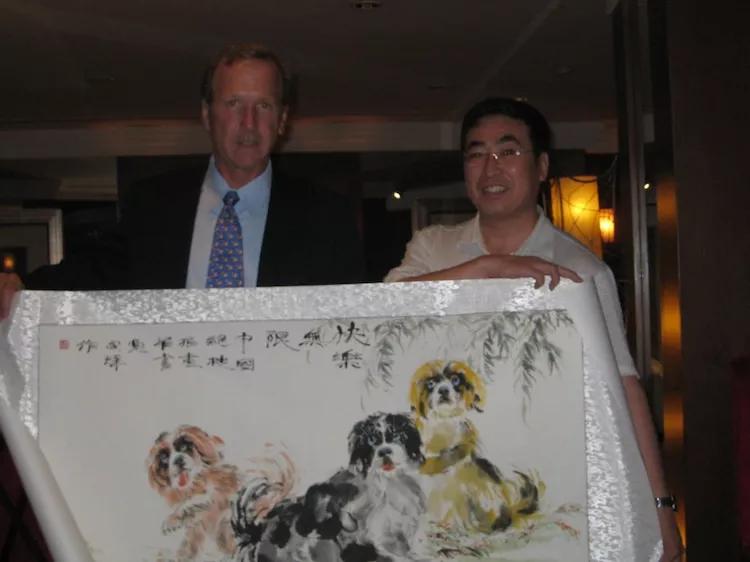 掌上乾坤指间生花世界级艺术家-贾同辉的“指墨”风釆