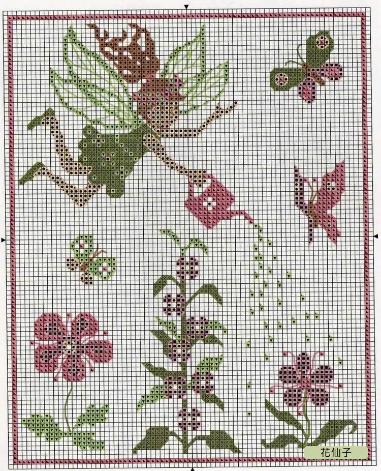 孔雀十字绣图案大全集老款,十字绣小鱼的图案大全