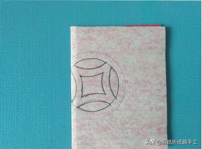 剪纸铜钱教程简单又漂亮,古钱剪纸教程视频