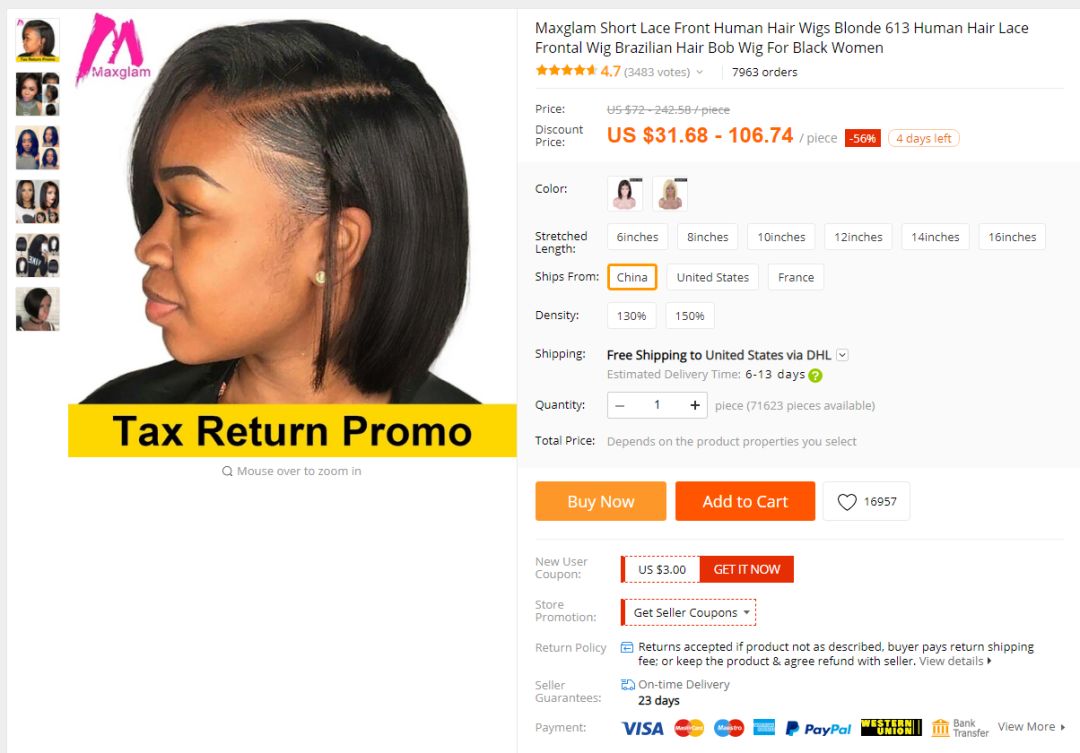 中国假发被外国人围观,国人假发