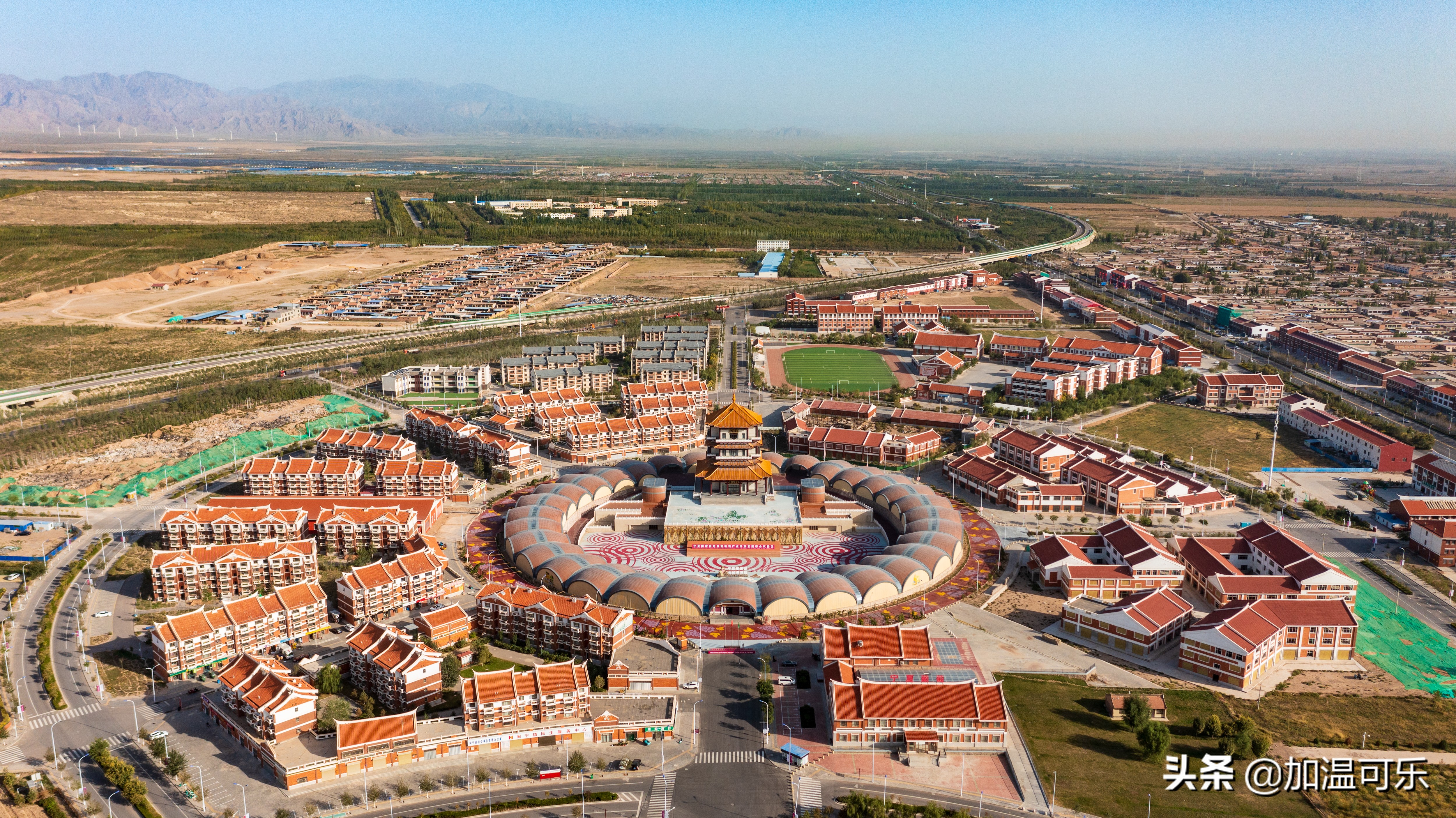 宁夏贺兰红酒庄航拍,贺兰红出自哪个酒庄