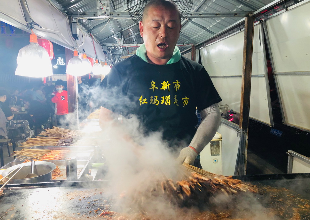 阜新夜市鱿鱼,阜新锅包肉夜市