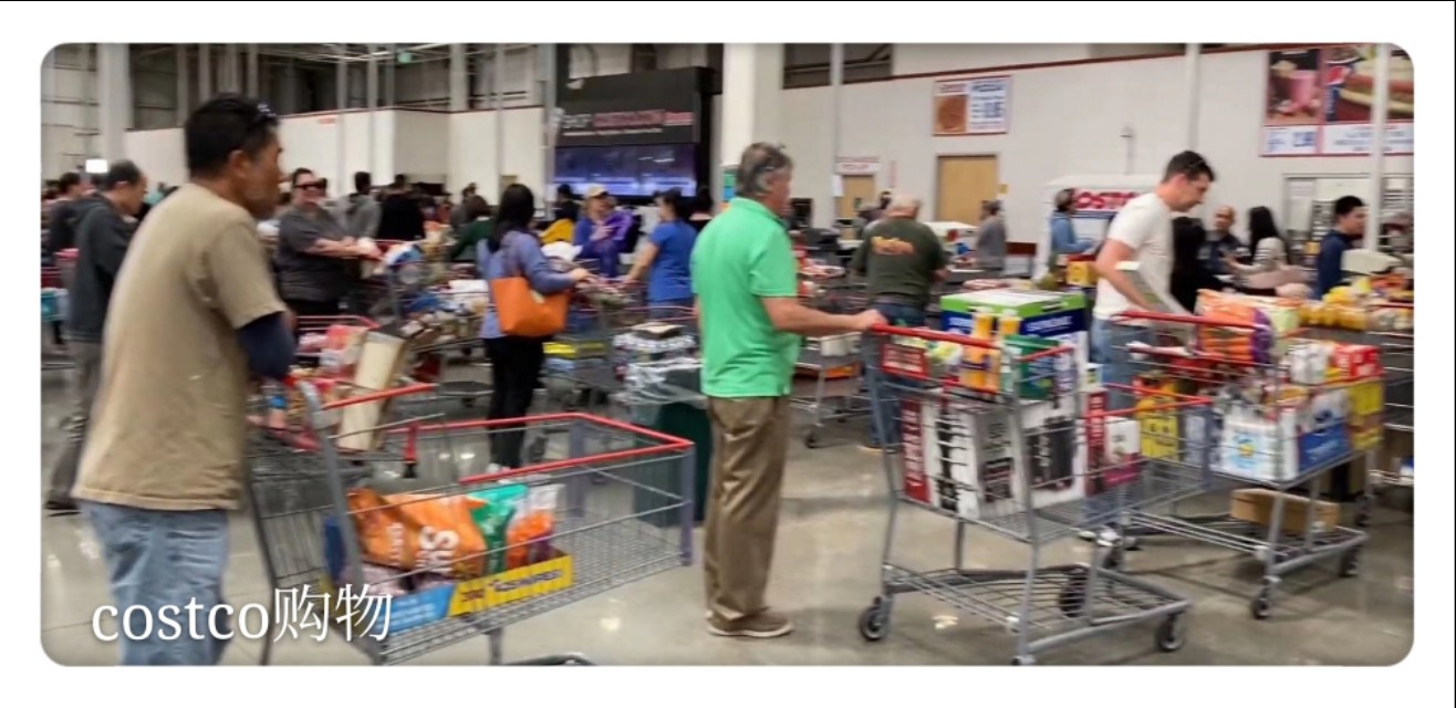 岳阳女子在美国：美国超市疯狂抢购，愚蠢*子骗**丧心病狂