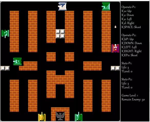 python坦克大战简单代码,python怎么做出坦克大战